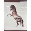 Image 2 : Large Vintage Signed Horse Print 21 x 24 No Shipping