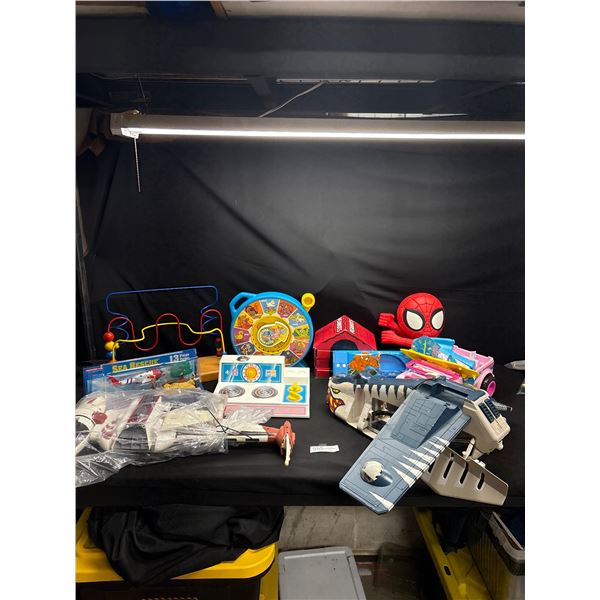 Large Box Lot of Vintage Toys