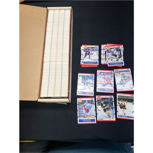 Long box of 1990 Score NHL Trading Cards