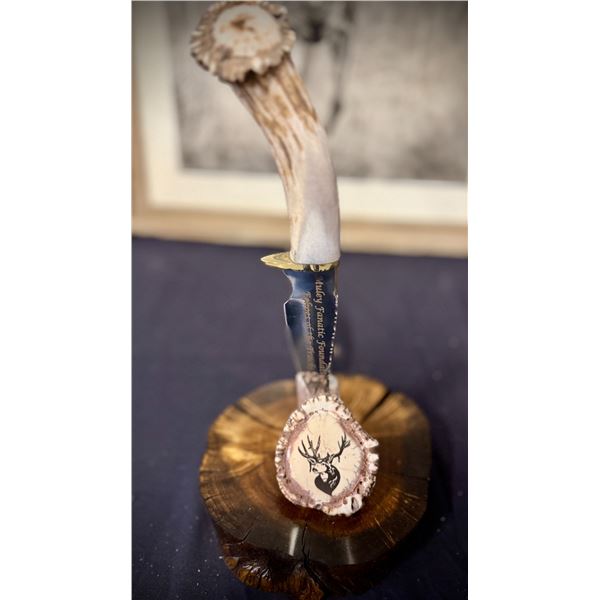 Echoes of the Tracks Antler Knife