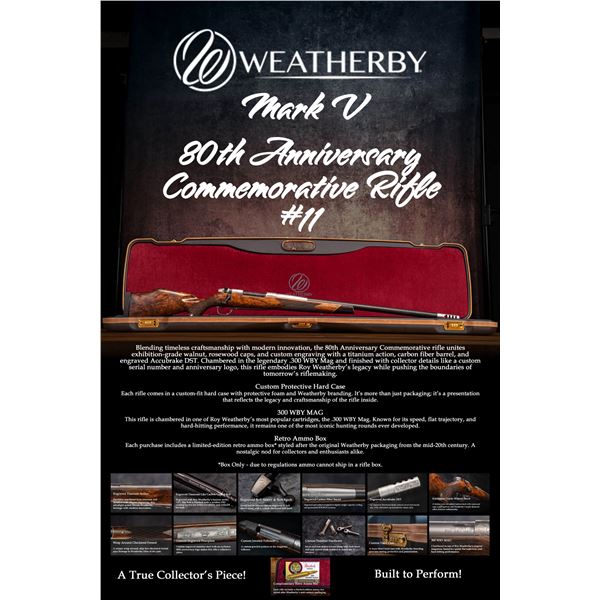Weatherby 80th Anniversary Commemorative Mark V #11