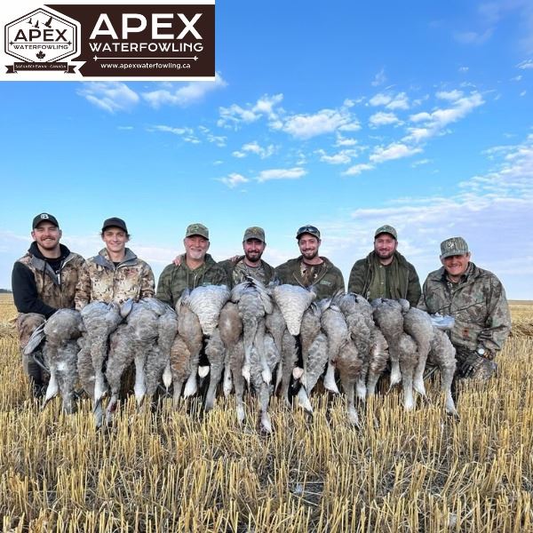 Fully Guided Waterfowl and Sandhill Crane Hunt for 6 Hunters in Saskatchewan