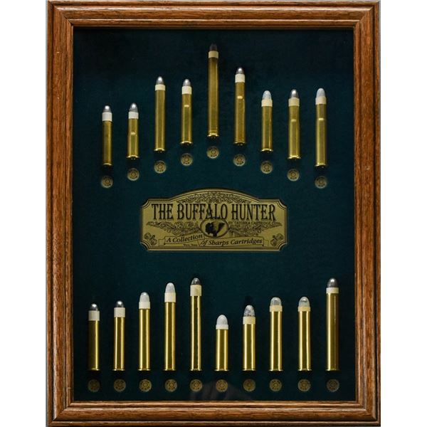 Sharps Buffalo Hunter Cartridge Display Board by Tatonka Cartridge Company