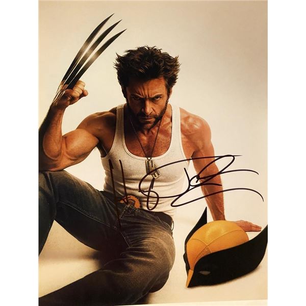 Deadpool and Wolverine Hugh Jackman signed movie photo