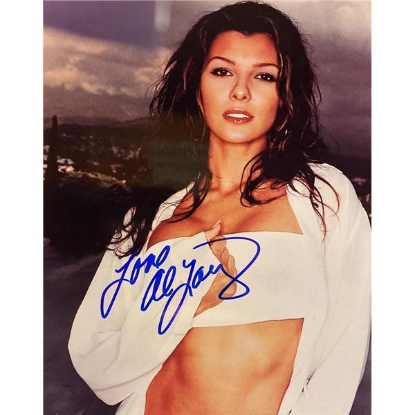 Model Ali Landry signed photo