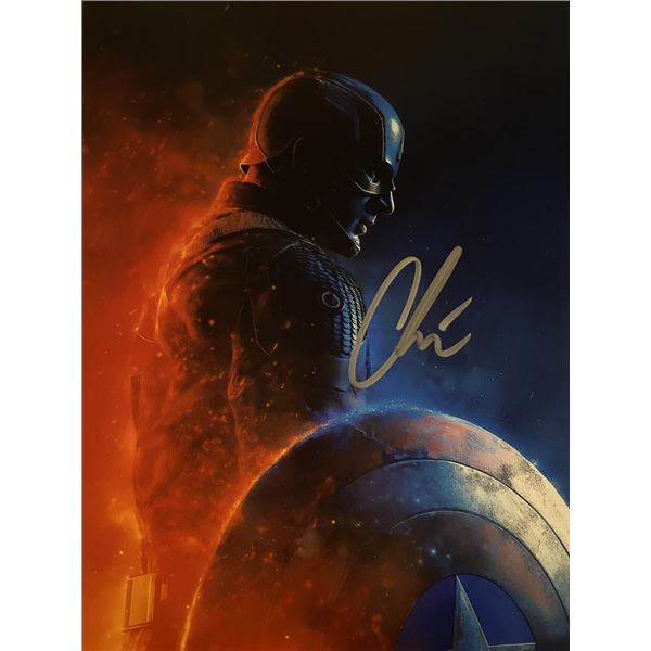 Avengers: Age of Ultron Chris Evans signed movie photo