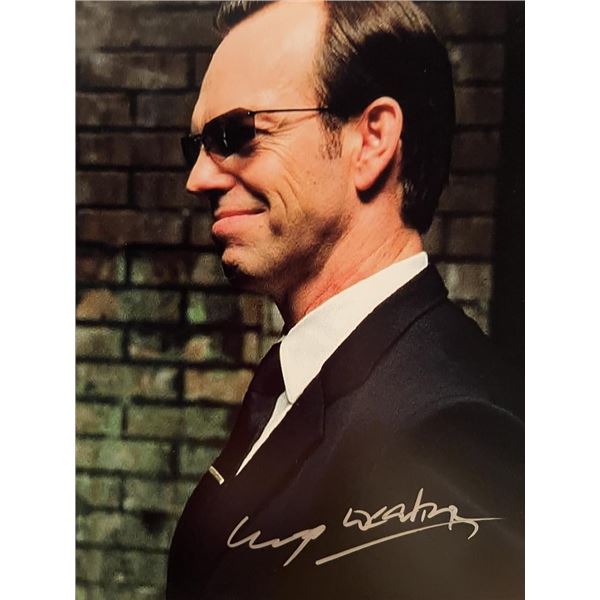 The Matrix Hugo Weaving signed photo
