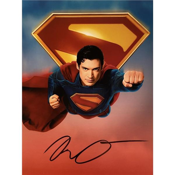 Superman David Corenswet signed movie photo