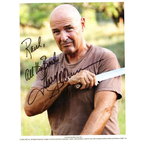 Terry O'Quinn signed Lost photo