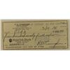 Image 1 : Apollo 7 Astronaut Walter Cunningham signed check