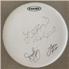 Image 1 : Stylistics drum head signed by 4 band members