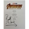 Image 1 : Avengers: Infinity War signed script cover