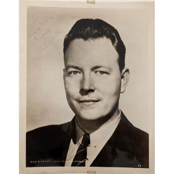 LaureL And Hardy Dick Gilbert Signed Photo