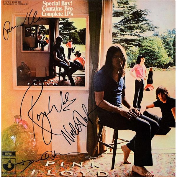 Pink Floyd signed Ummagumma album