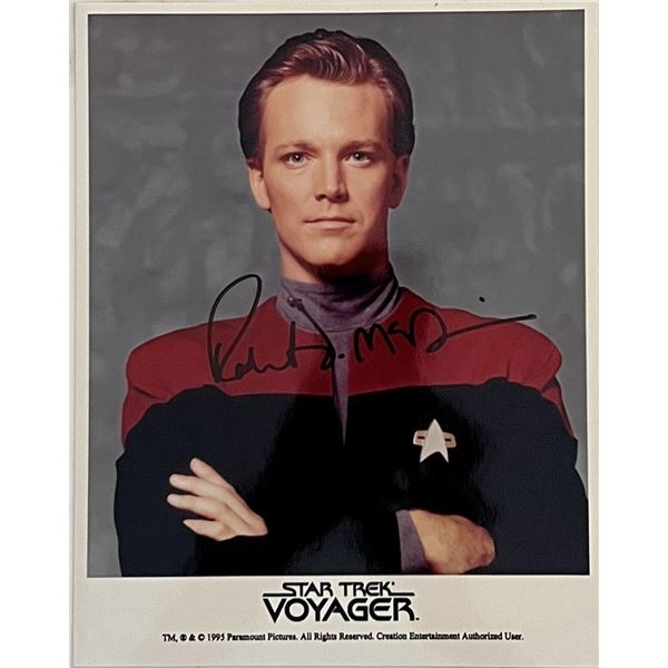 Star Trek Voyager Robert Duncan McNeill signed photo. GFA Authenticated