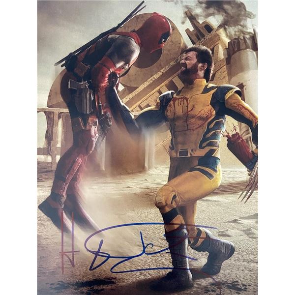 Deadpool & Wolverine Hugh Jackman signed movie photo