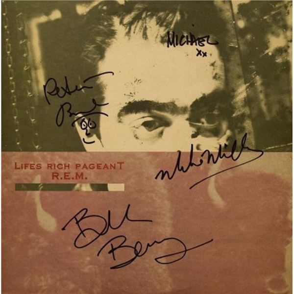 R.E.M. signed Life's Rich Pageant album