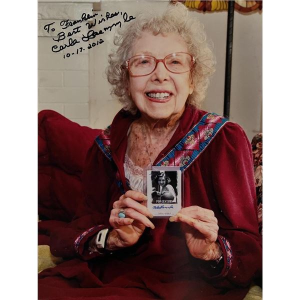 Carla Laemmle signed photo