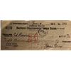 Image 1 : Zane Grey signed check dated 1928