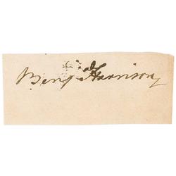 Declaration of Independence: Benjamin Harrison
