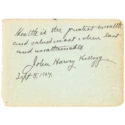 John Harvey Kellogg