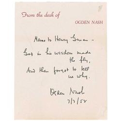 Ogden Nash