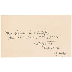 William Butler Yeats