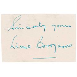 Lionel and Ethel Barrymore