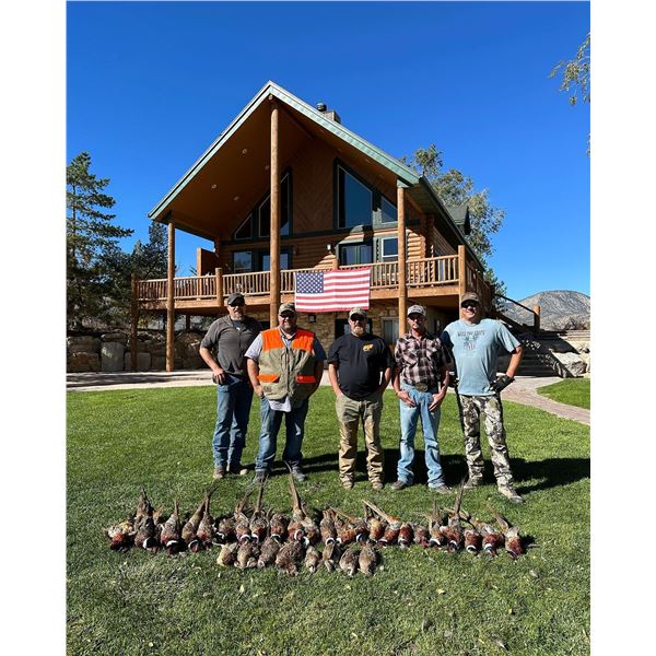Utah Pheasant Hunt Retreat 2 Days, 4 Hunters