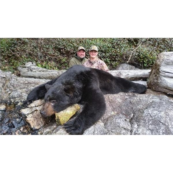 5-Day 2 Hunters Guided Black Bear Hunt on Vancouver Island, British Columbia