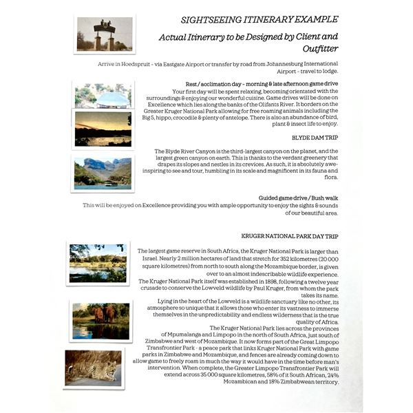 Luxury African Photo Safari in South Africa with Option to Hunt