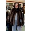 Image 1 : DAVID GREEN WOMEN'S MINK PONCHO