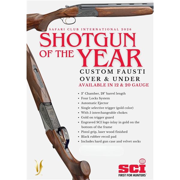 SCI 2026 Shotgun of the Year Pair – 12 Gauge & 20 Gauge #1 of 25