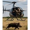Image 2 : Helicopter Pig Hunting at Divided Find Ranch for 2