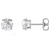 Image 1 : 2.0 cctw Diamond Stud Earrings in 14kt White Gold