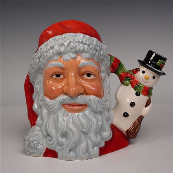 Royal Doulton Character Jug, Santa with Snowman D7238