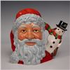 Image 1 : Royal Doulton Character Jug, Santa with Snowman D7238
