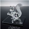 Image 1 : Swarovski Crystal 1997 10th Anniversary Figurine, Squirrel, Signed