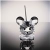 Image 1 : Swarovski Crystal Figurine, Mouse with Metal Whiskers and Coil Tail