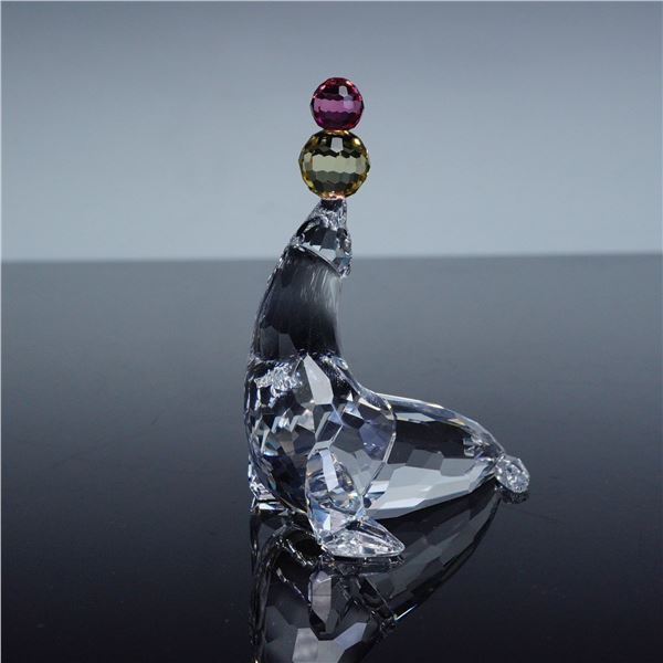 Swarovski Crystal Figurine, Playing Seal