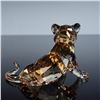 Image 2 : Swarovski Crystal Figurine, Tiger Cub Sitting