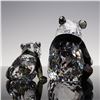 Image 4 : Swarovski Crystal Figurines, Panda Mother with Baby, Signed