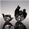 Image 5 : Swarovski Crystal Figurines, Panda Mother with Baby, Signed