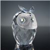 Image 4 : 2pc Swarovski Silver Crystal Figurines, Owl and Birds Nest