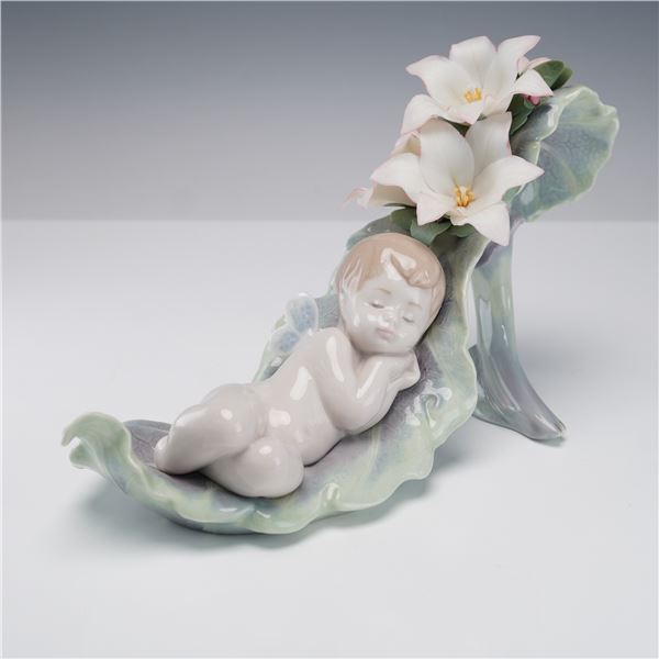 Lladro Porcelain Figurine, Dreaming On Dew Drops 1006787