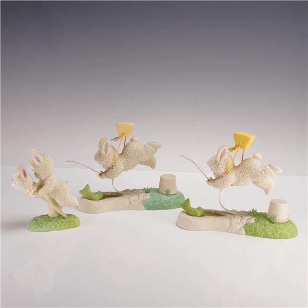 3pc Department 56 Snowbabies Figurines, Tally Ho and You're a Big Catch