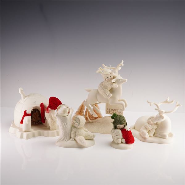 5pc Department 56 Snowbabies Figurines