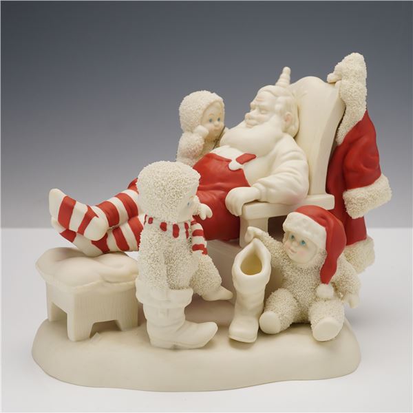 Snowbabies Figurine, Santa Needs Time Out Too