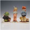 Image 2 : 3pc Goebel Hummel Porcelain Figurines, Boys with Animals and Fishing