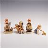Image 1 : 4pc Figurines, Children At Play, Including Goebel Hummel